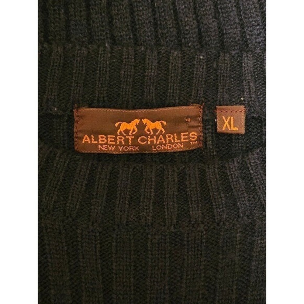 Albert New York Charles London Black XL Sweater - Picture 3 of 10